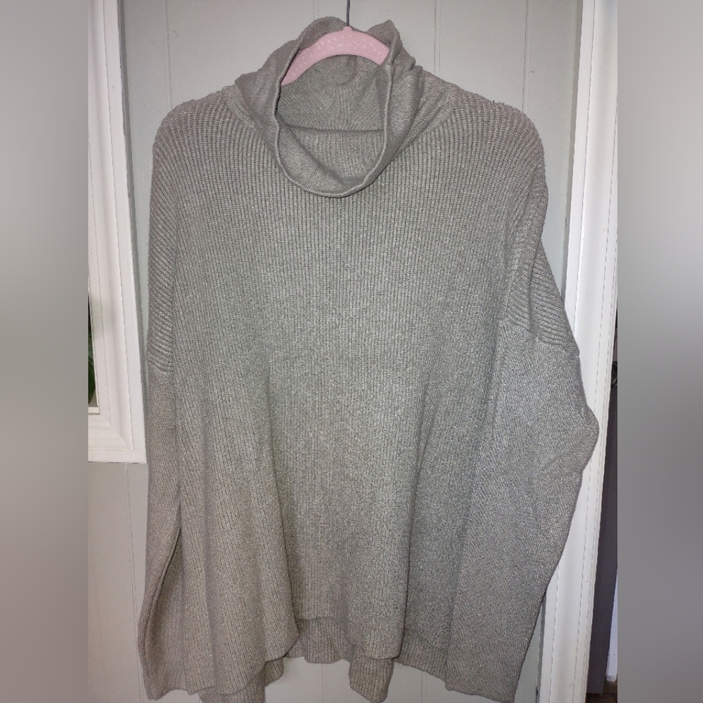 🍄 Devotion by Cyrus Cozy Gray Turtleneck Sweater